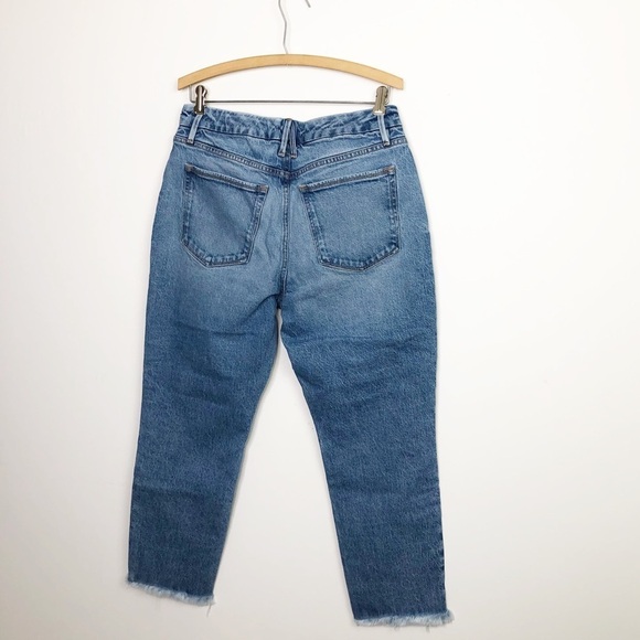 Good American high rise raw hem jeans - Picture 10 of 11